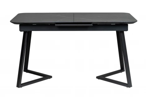 4103205h_Стол Роналдо раздвиж. 140-180 Керамогранит Темный Мрамор