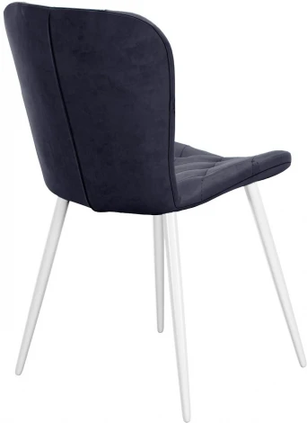 Стул DikLine 303 B28 ANTRACITE, ножки белые