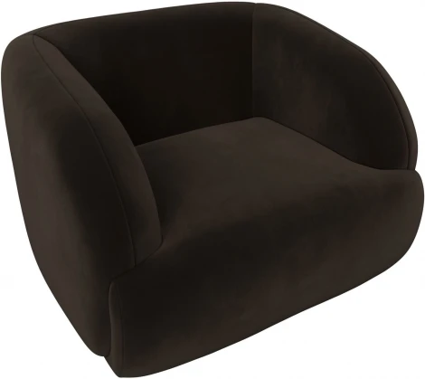 Кресло Лига-041 (Коричневый/Микровельвет) Лига Диванов арт.121938