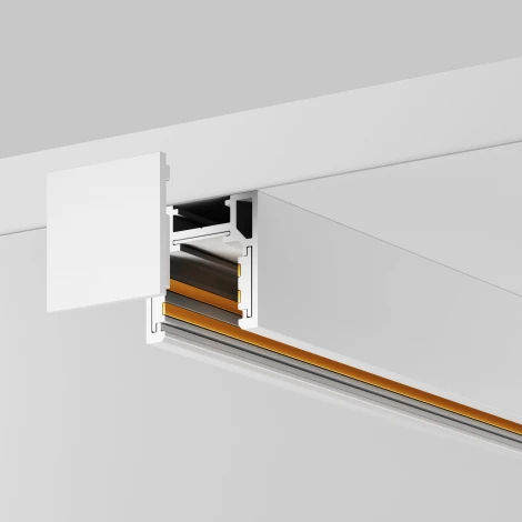 Шинопровод магнитный низкопрофильный накладной Maytoni Busbar trunkings Exility Technical TRXMN034-412W 2 метра 48V