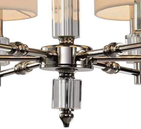 Подвесная люстра Lumien Hall Малье LH1053/6H-NK-WT