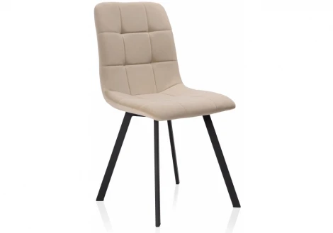 Обеденный стул на металлокаркасе Woodville Bruk beige 11929