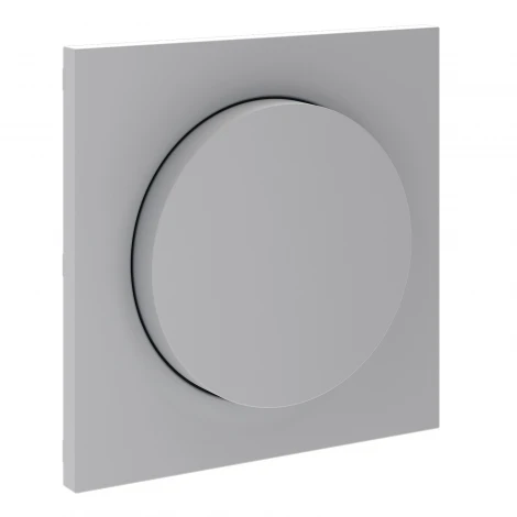 Накладка для светорегулятора поворотно-нажимного (серый) Voltum S70 VLS002016