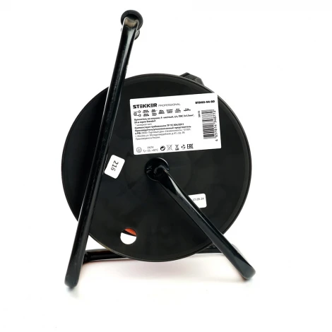 Удлинитель 4-х местный с заземлением 50 метров на катушке Stekker Standart 50173