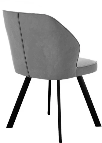 Стул DikLine 232 поворотный B22 GREY, ножки черные