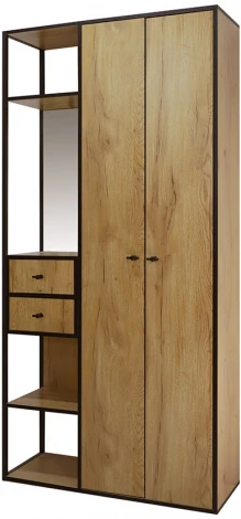 Прихожая Берген-5, Дуб крафт золотой, Ивару