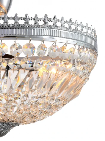 Потолочная люстра Natali Kovaltseva Rococo 81406/4C CHROME