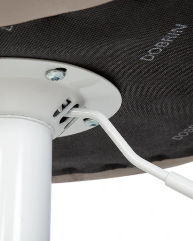 Набор 2 шт стул барный DOBRIN TAILOR WHITE (серый велюр (MJ9-75))