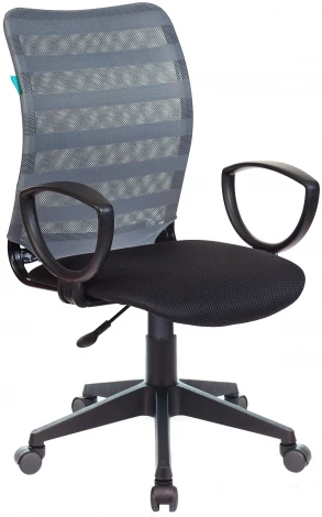 Кресло Бюрократ CH-599AXSN серый TW-32K03 сиденье черный TW-11 сетка/ткань крестовина пластик
