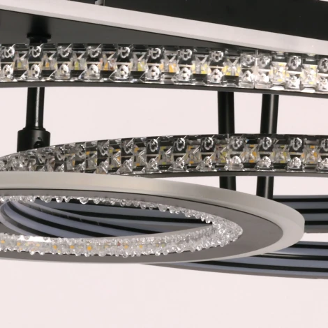 Потолочная люстра RGB De City Оскар 510015003 (LED, 220V, пульт управления)