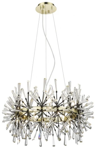 Подвесной светильник Floriane WE119.14.303 Wertmark (220V, хрусталь, на тросе)