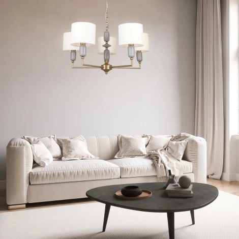 Подвесная люстра на цепи Escada Symphony 650/5P (220V)