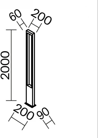 Наземный светильник Maytoni Bonn O425FL-L25GF (LED, 220V, IP65)