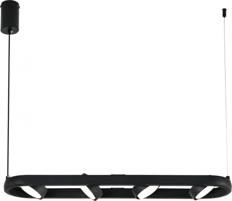 Подвесной светильник Escada Segment 1180/4S 4x12Вт GX53, металл, черный (220V, на тросе)