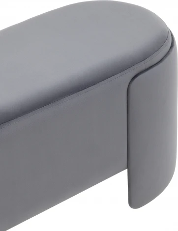 Банкетка Taks велюр серый Stool Group (арт.УТ000039119)