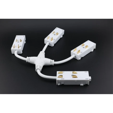 Трековый коннектор питания Х-образный Aployt Magnetic track 220 APL.0280.10.05