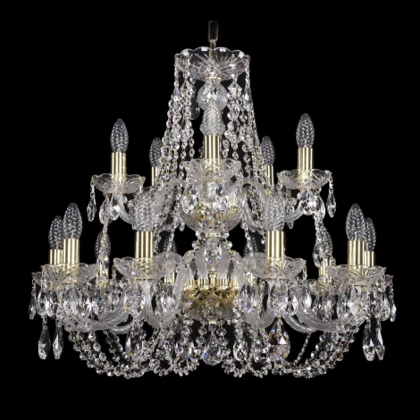 Подвесная люстра Bohemia 1406 1406/10+5/240/2d/G