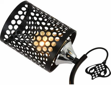 Потолочная люстра на штанге Reluce 11320-0.3-02 BK+CR (220V)