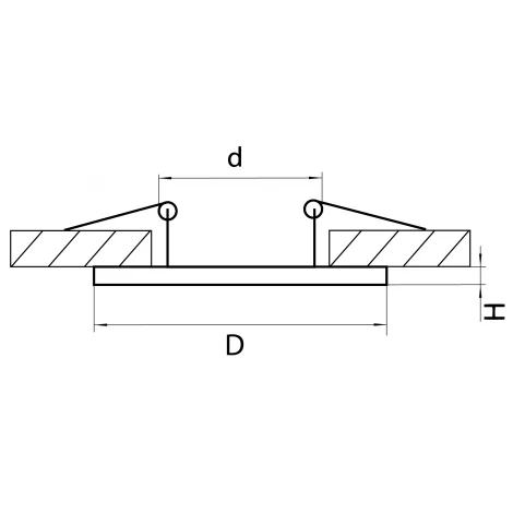 Рамка для одного встраиваемого светильника Lightstar Intero, круг, серый