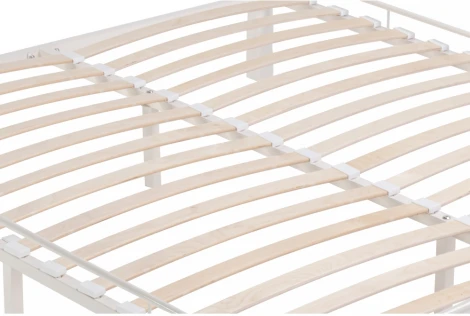 Двуспальная кровать Woodville Мэри 1 160х200 белая 402976