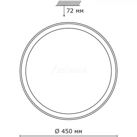Настенно-потолочный светильник Sonex Kabrio 2049/DL