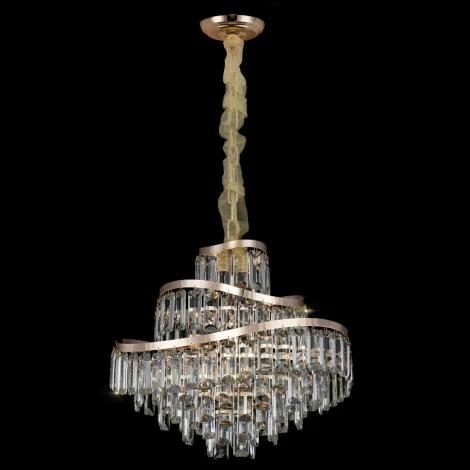 Подвесная люстра хрусталь Citilux Naiad CL315152 (220V, на цепи)