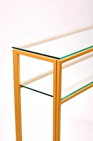 Консольный стол AllConsoles 1042-CG clear золотой