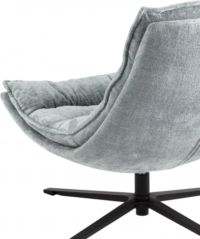 Кресло лаунж Lazy серый Stool Group арт.УТ000038981