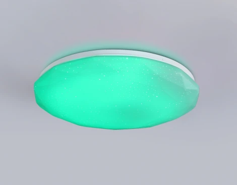 Потолочный светильник RGB круглый светодиодный с пультом Ambrella ORBITAL FZ417 (220V, круглые)