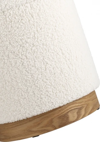 Пуф с ящиком Долли S тедди белый УТ000035336