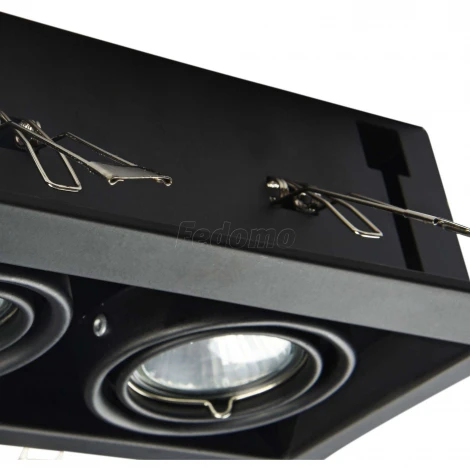 Встраиваемый светильник Metal Modern GU10 2x50Вт Maytoni Technical DL008-2-02-B (220V)