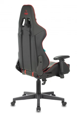 Кресло игровое Zombie A4 черный/красный эко.кожа с подголов. крестовина пластик