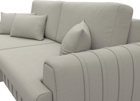 Диван угловой Лига-057 НПБ угол левый Лига Диванов (Рогожка) арт.129263L