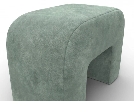 Пуф 008 (ДСП,Брус,Фанера,Велюр/Зеленый) Лига Диванов 132522