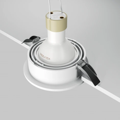 Встраиваемый светильник Maytoni Atom DL113-GU10-01-RD-W (220V, круглые)