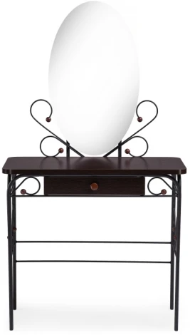 Туалетный столик Woodville Клео 3 черный / венге 446223