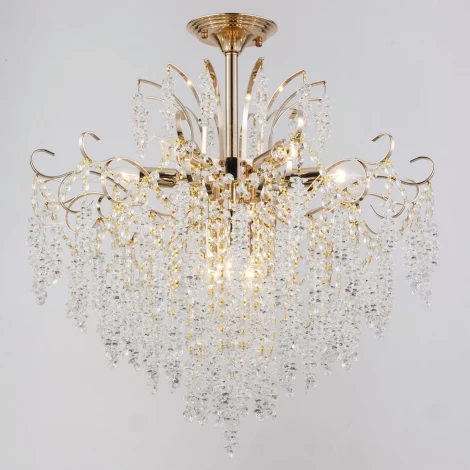 Потолочная люстра хрустальная на штанге Reluce 90324-0.3-09A FGD (220V)