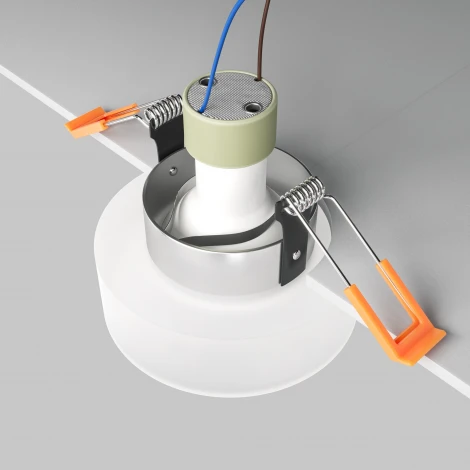 Встраиваемый светильник Pauline GU10 1x10Вт Maytoni Technical DL046-01W (220V, круглые)