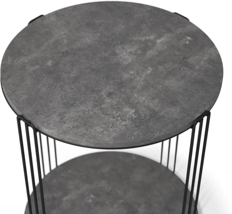 Столик кофейный Sheffilton SHT-CT33 черный муар/мокрый асфальт от фабрики Sheffilton