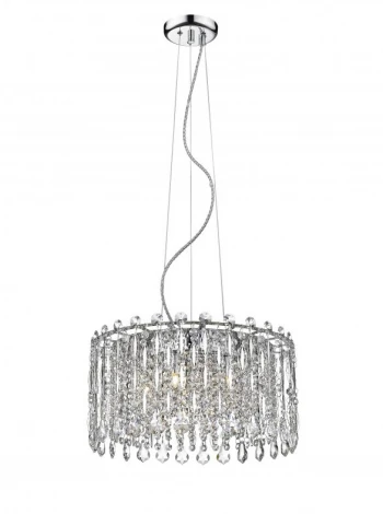 Подвесная люстра Simple Story 5031 5031-5PL (220V, хрусталь, на тросе, круглые)