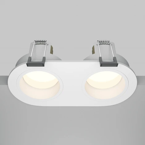 Встраиваемый светильник IP54 Maytoni Technical Share DL126-02-GU10-W