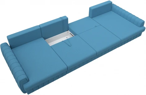 Диван П-образный Лига-057 НПБ Лонг Лига Диванов (Рогожка) арт.129324