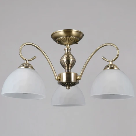 Потолочная люстра на штанге ILLUMICO IL0894-3CSQ-26 AB ELITE