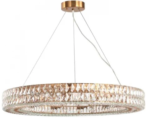 Подвесная люстра Spiridon L27715.92 (220V, хрусталь K9, на тросе, круглые, кольцо)