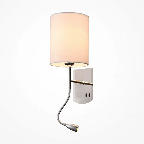 Бра на гибкой ножке для чтения Maytoni Bergamo MOD617WL-01CH (220V)