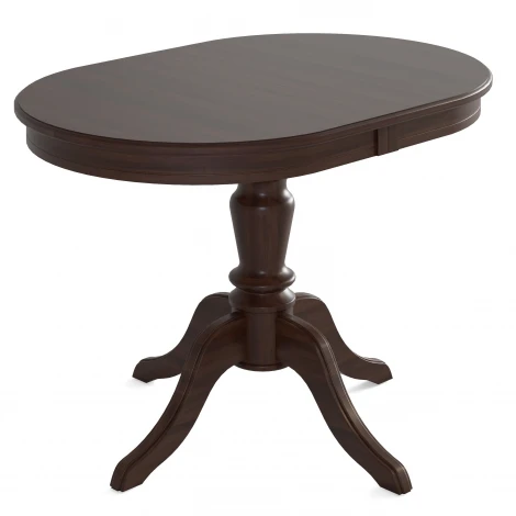 Стол обеденный Маре темный орех 110/150*75 Mebelik 009917