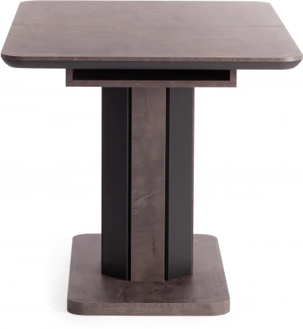 Стол обеденный SKAT ЛДСП/МДФ, 120-160х80х75 см, Оникс/Графит Tetchair 18956