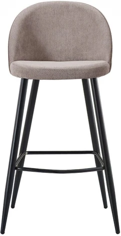 Стул барный 373B темно бежевый TD3052-10/черный