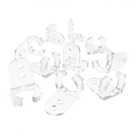 Комплект (10шт) крепежей пластиковых для светодиодного круглого неона, smd 2835, 144д/м, d=14мм, арт 17-57/58/59 Apeyron 09-154