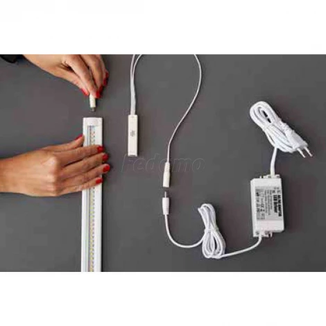 Выключатель накладной с инфракрасным датчиком движения для линейного светильника Markslojd Connect, белый, 75W, IP20